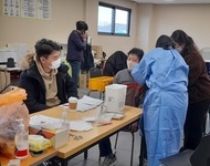 감염취약시설 이용자 코로나19 접종-북구보건소당시설 방문