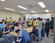 식사 봉사 오셨습니다.
